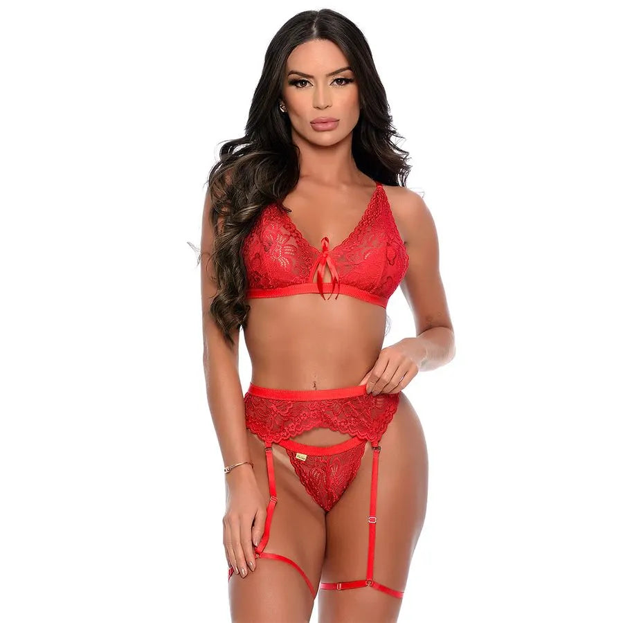 Conjunto Emily Sem Bojo Com Cinta Liga