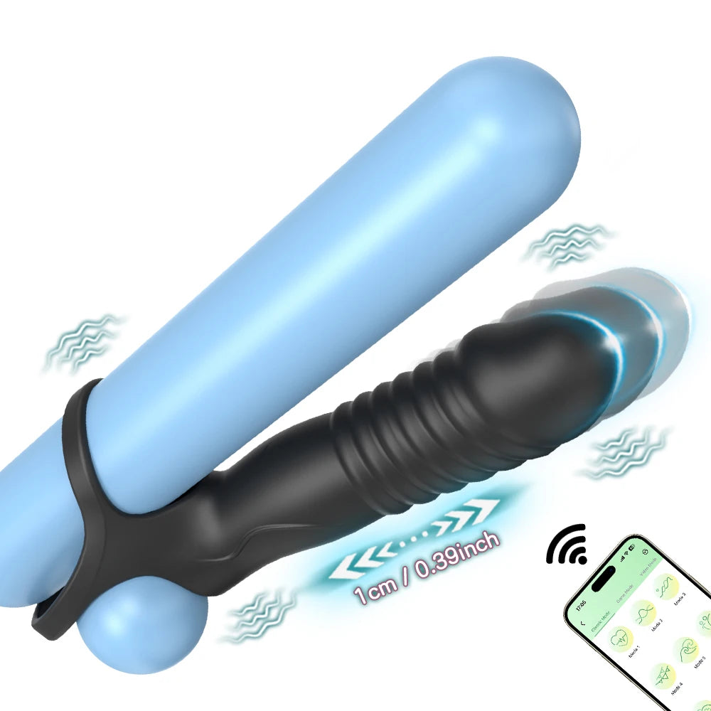 Massageador Duplo Recarregável com Controle por App