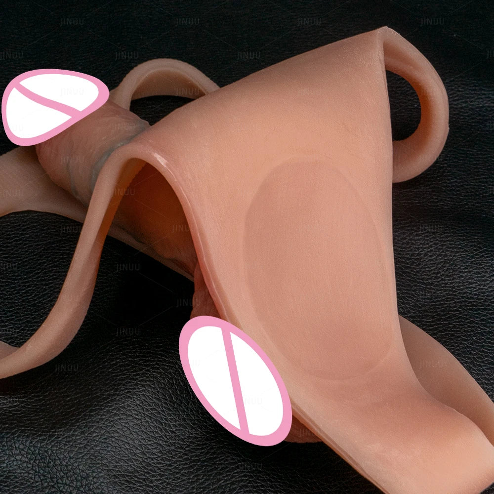 Cinta Peniana com Prótese em Silicone Médico