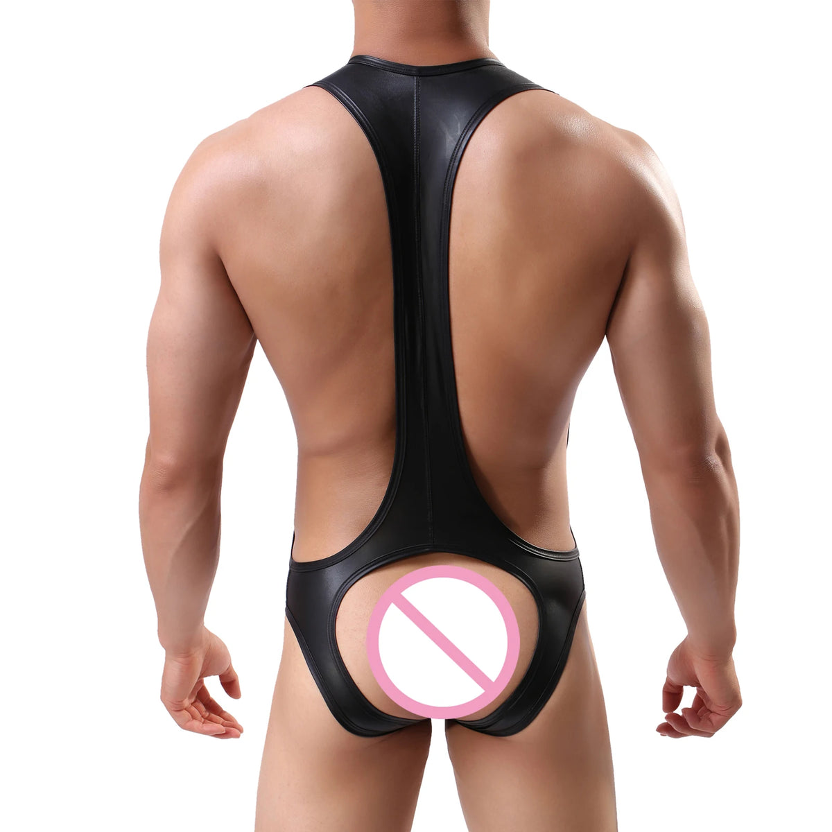 Body Masculino Sensual em Couro