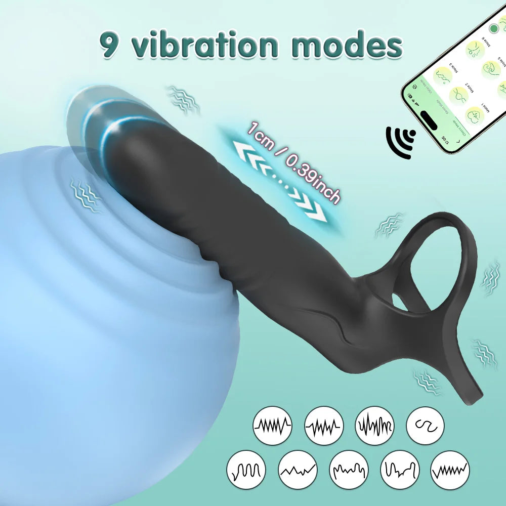 Massageador Duplo Recarregável com Controle por App