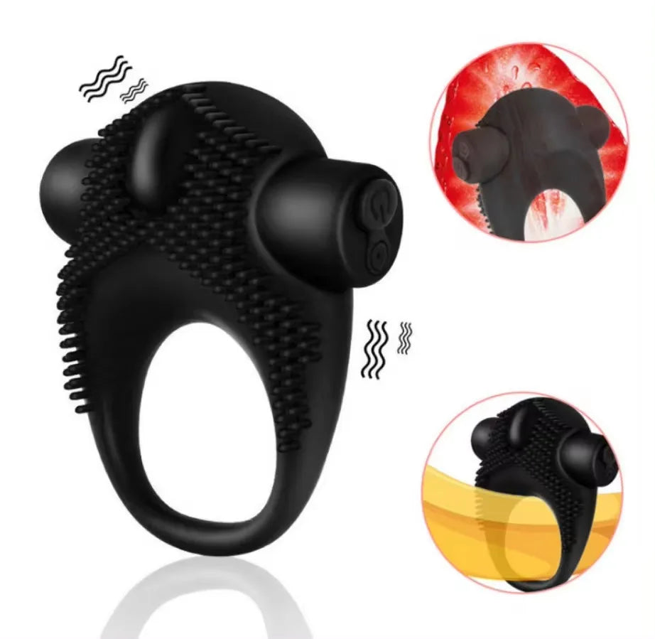 Anel Vibrador Peniano com 10 Frequências
