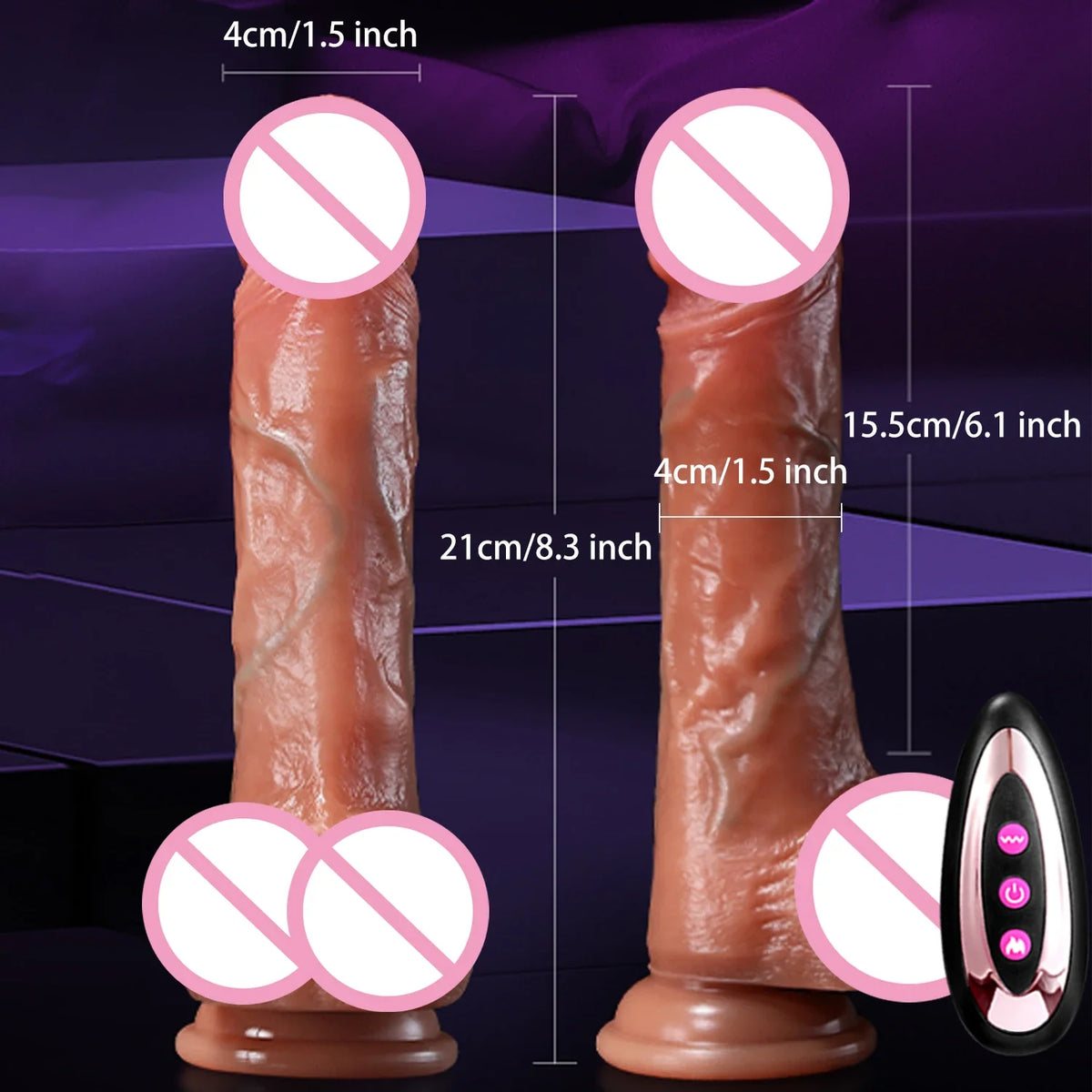 Massageador Anatômico Recarregável com Vibração, Controle de Intensidade e Design Telescópico Premium
