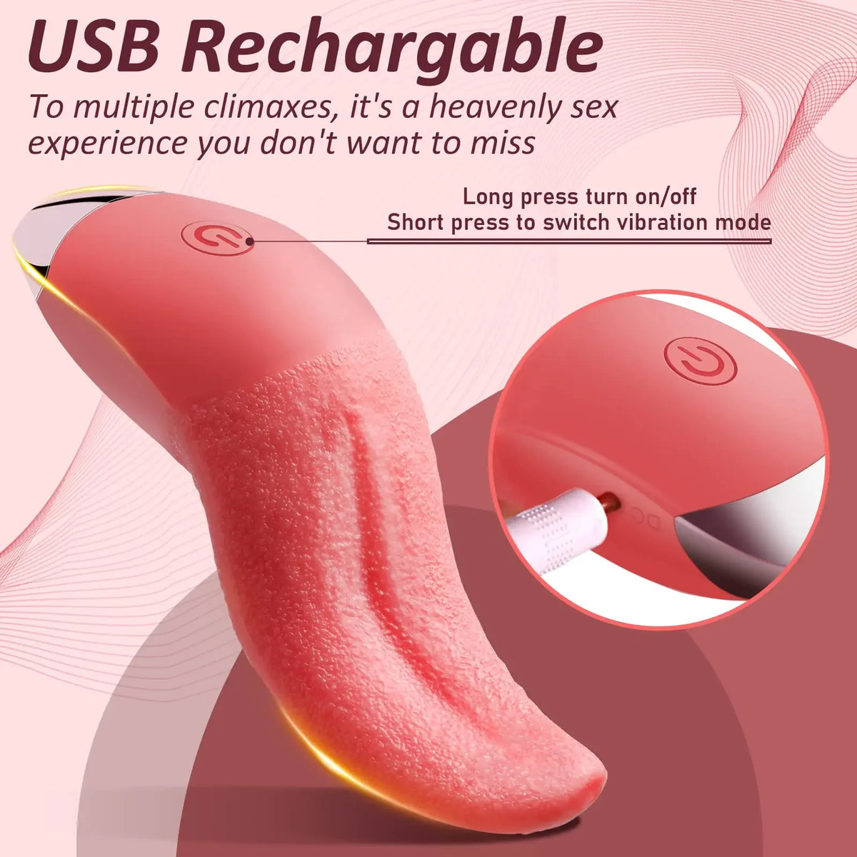 Vibrador ponto G Clitoral Estimulador