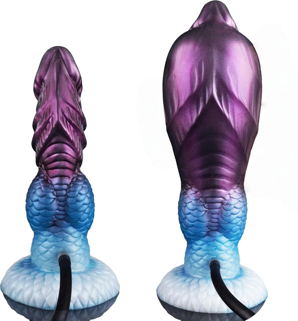 Massageador Anatômico Inflável com Ventosa – Design Fantasy