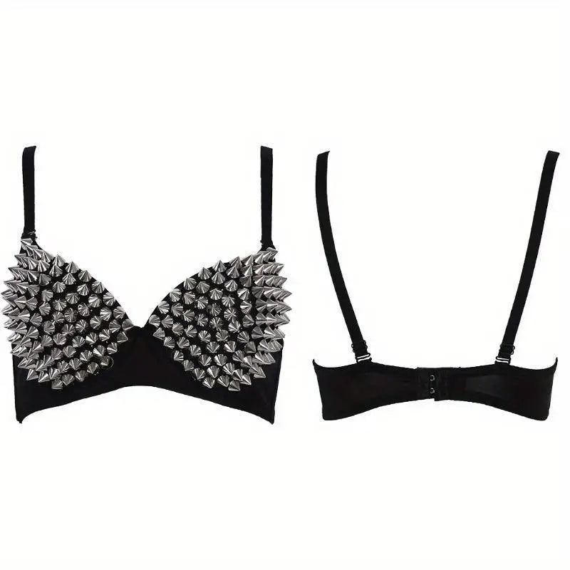 Top Feminino com Strass e Rebites