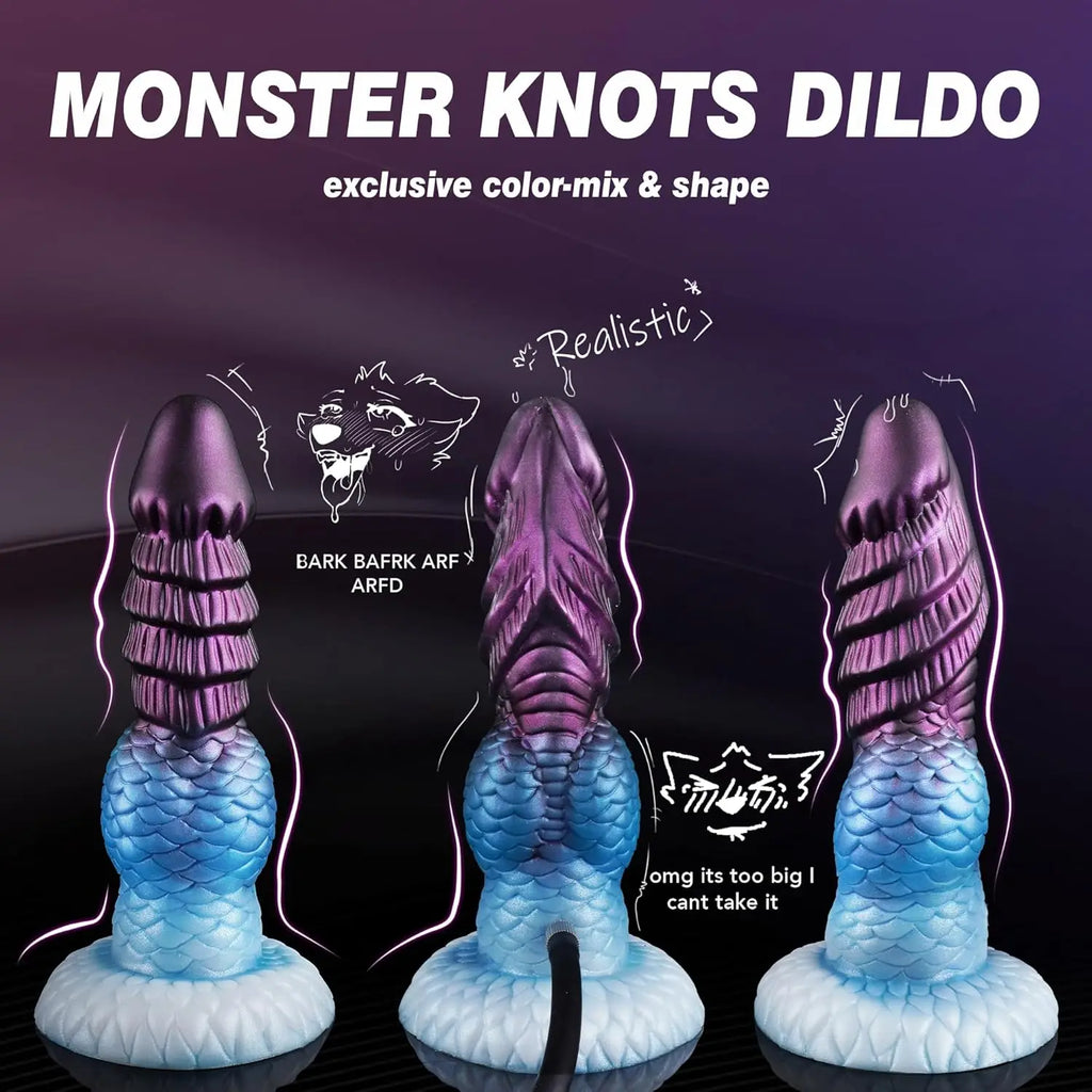 Massageador Anatômico Inflável com Ventosa – Design Fantasy