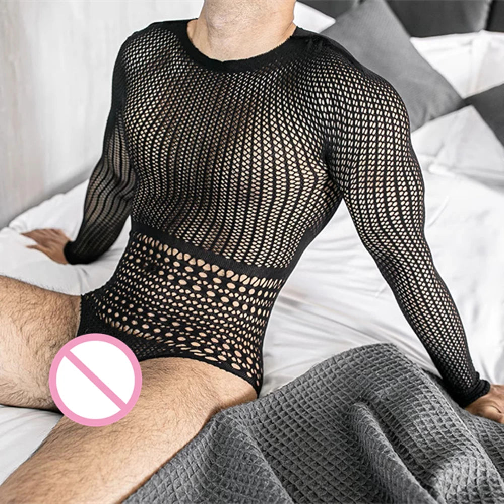 Body Masculino em Tela Transparente