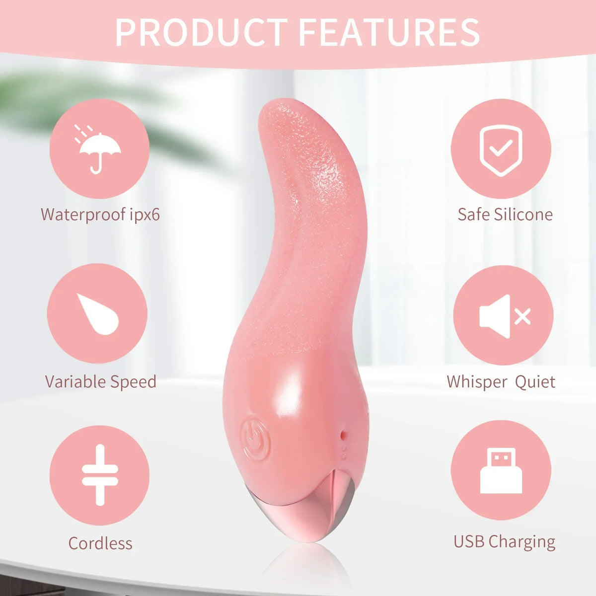 Vibrador ponto G Clitoral Estimulador