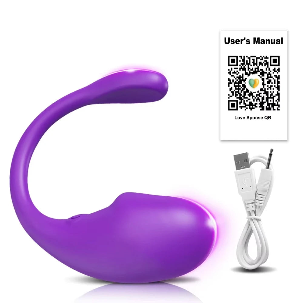 Vibrador curvado controlado por aplicativo