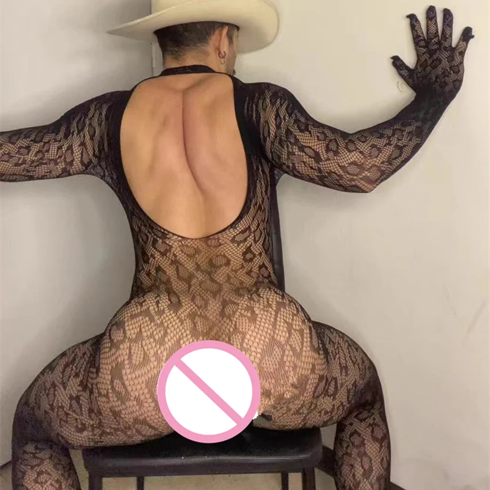 Body Masculino em Tela Transparente