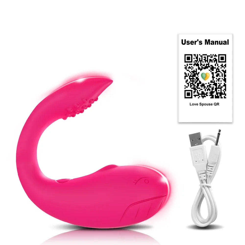 Vibrador curvado controlado por aplicativo
