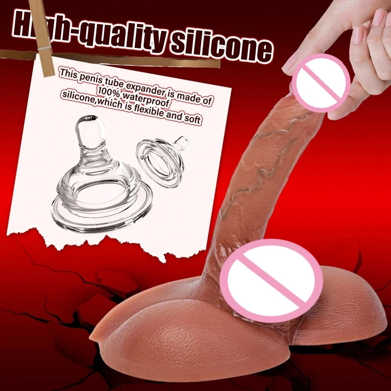 Vibrador automático com impulso e vibração.