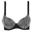 Top Feminino com Strass e Rebites