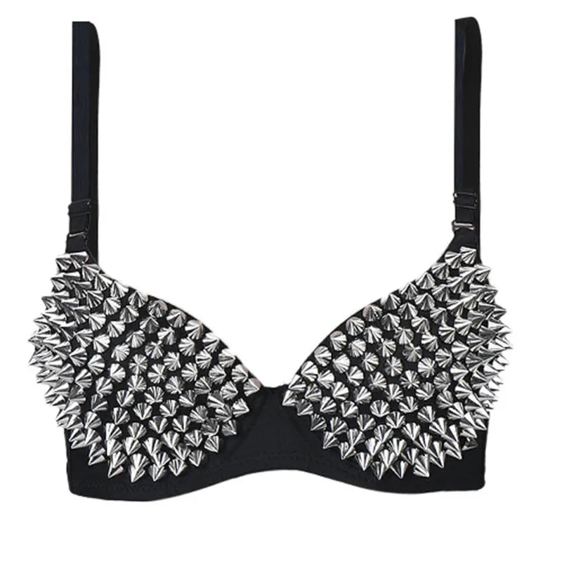 Top Feminino com Strass e Rebites