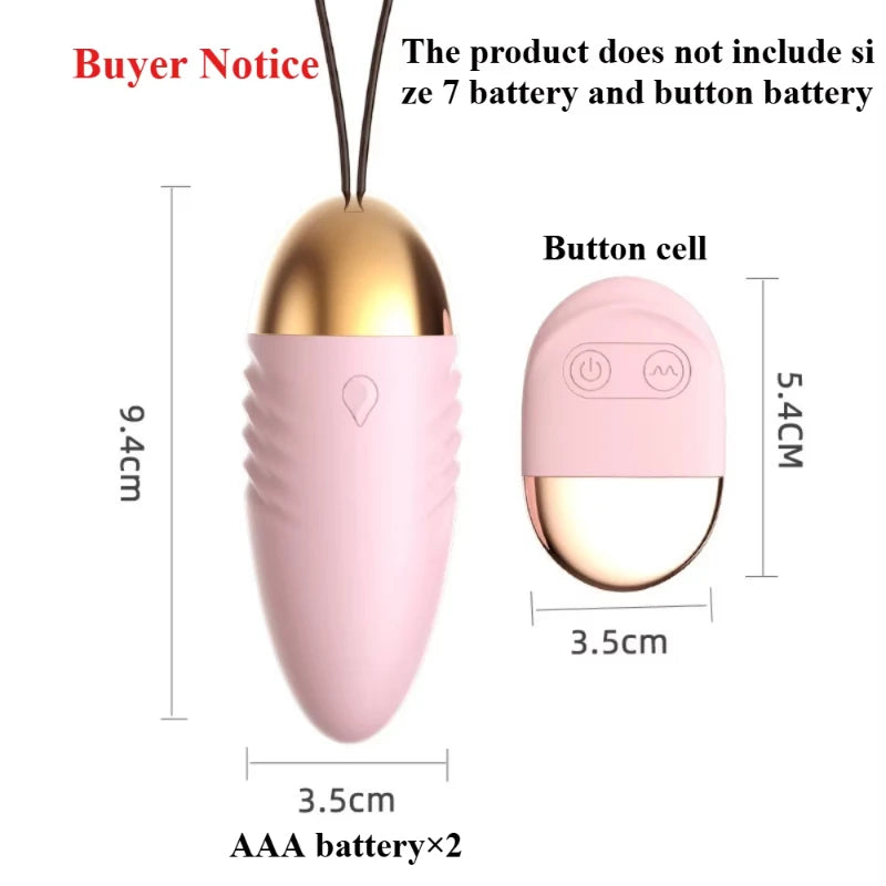 Vibrador Bullet com Controle Remoto Sem Fio e Múltiplos Modos de Vibração