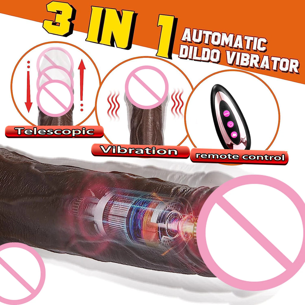 Massageador Recarregável com Aquecimento, Vibração e Design Anatômico
