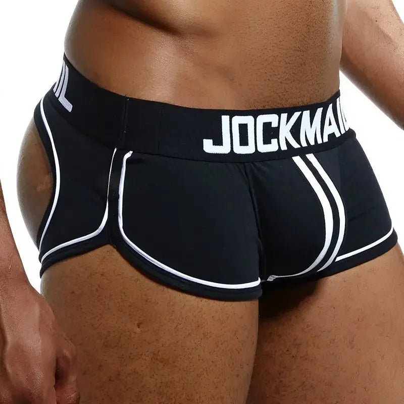Cueca Jockstrap Masculina em Algodão