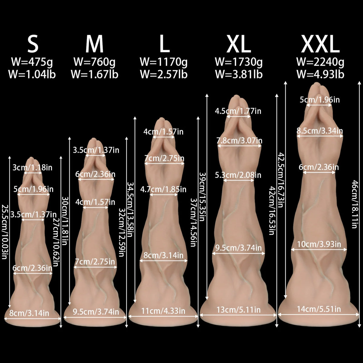 Massageador Prostático em Silicone – Plug Anatômico Disponível em 3 Modelos
