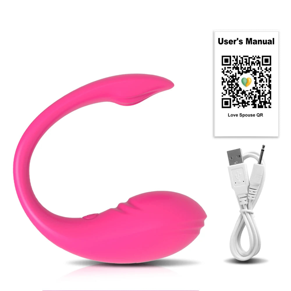 Vibrador curvado controlado por aplicativo