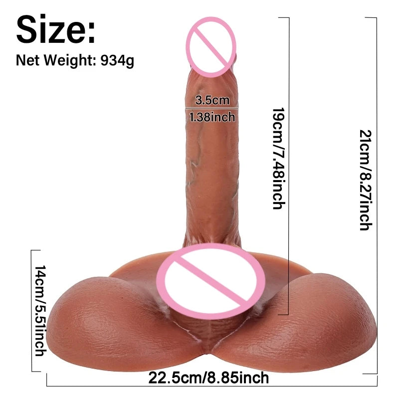 Vibrador automático com impulso e vibração.