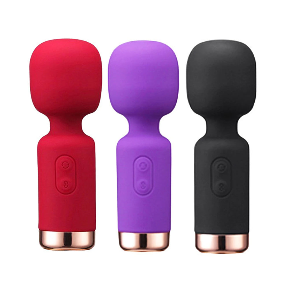 Mini Massageador Feminino Recarregável para Estimulação Externa e Interna com Vibração