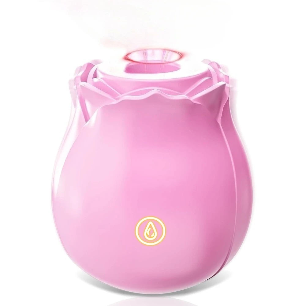 Vibrador flor com sucção clitoriana