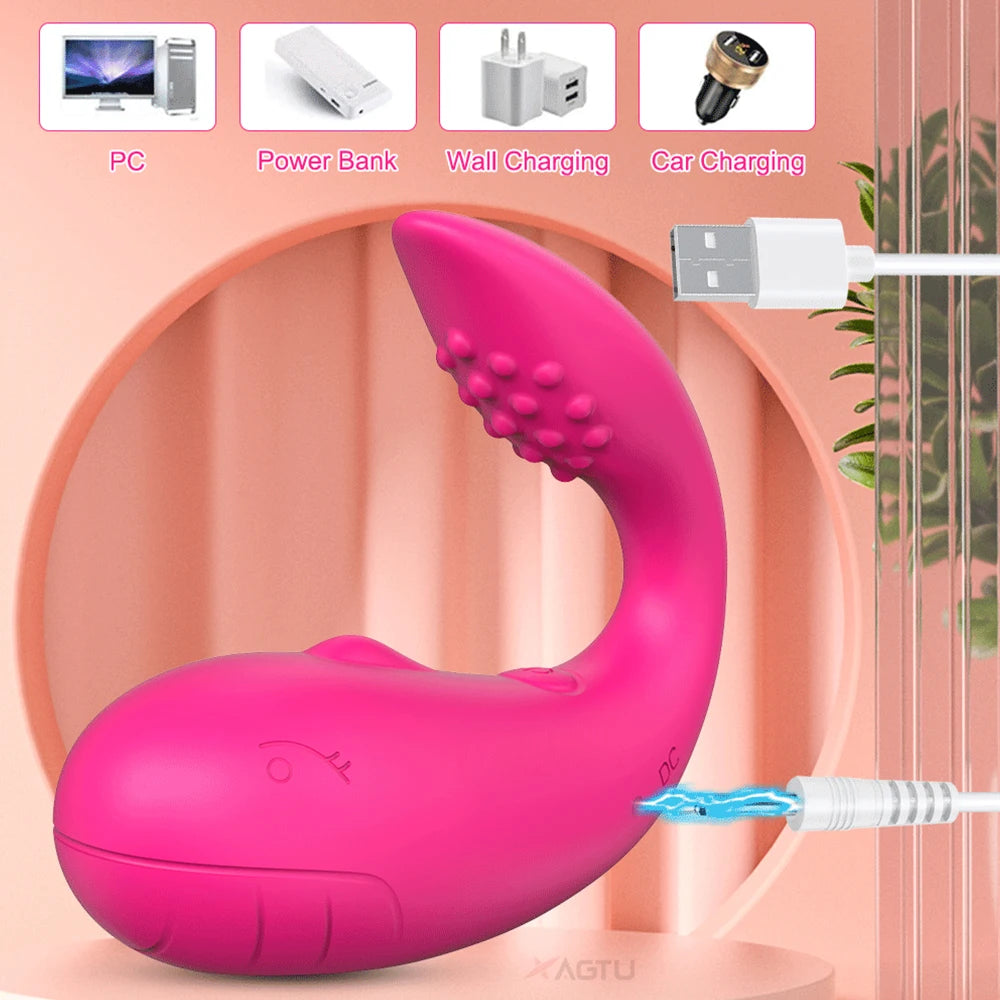 Vibrador curvado controlado por aplicativo
