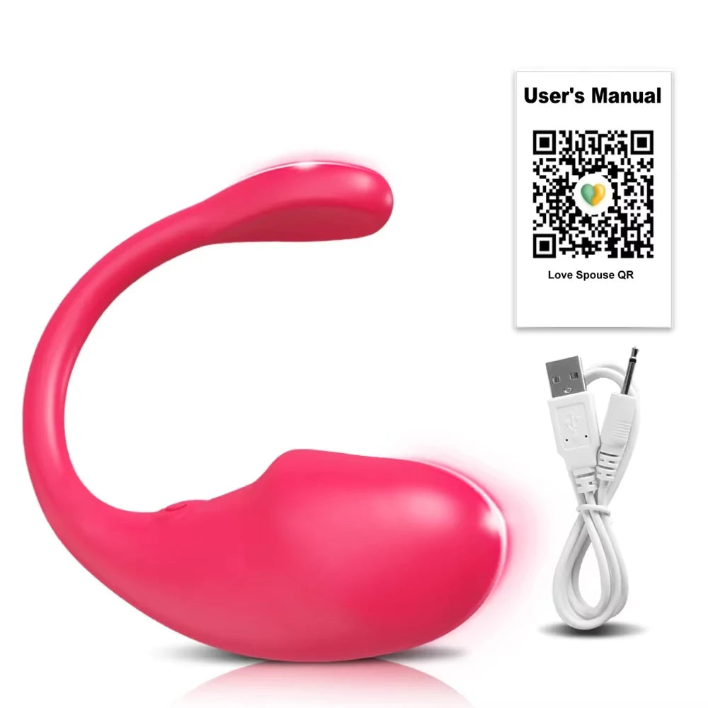 Vibrador curvado controlado por aplicativo