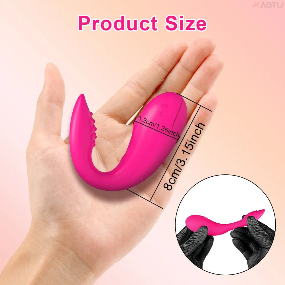 Vibrador curvado controlado por aplicativo