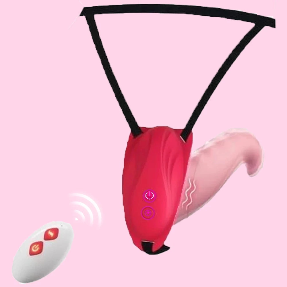 Massageador Feminino com Controle Remoto e Vibração Silenciosa