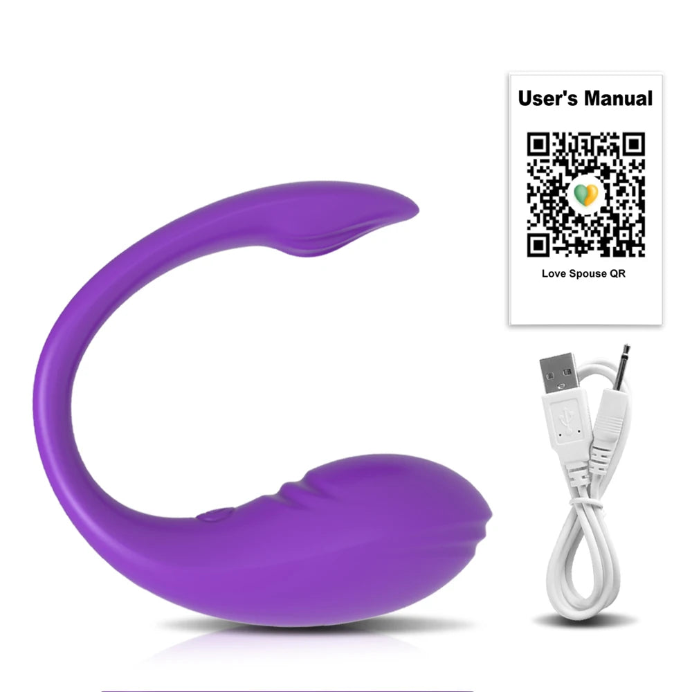 Vibrador curvado controlado por aplicativo