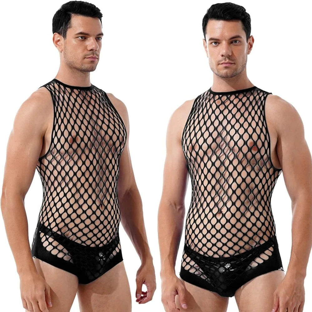 Body Masculino em Tela Transparente