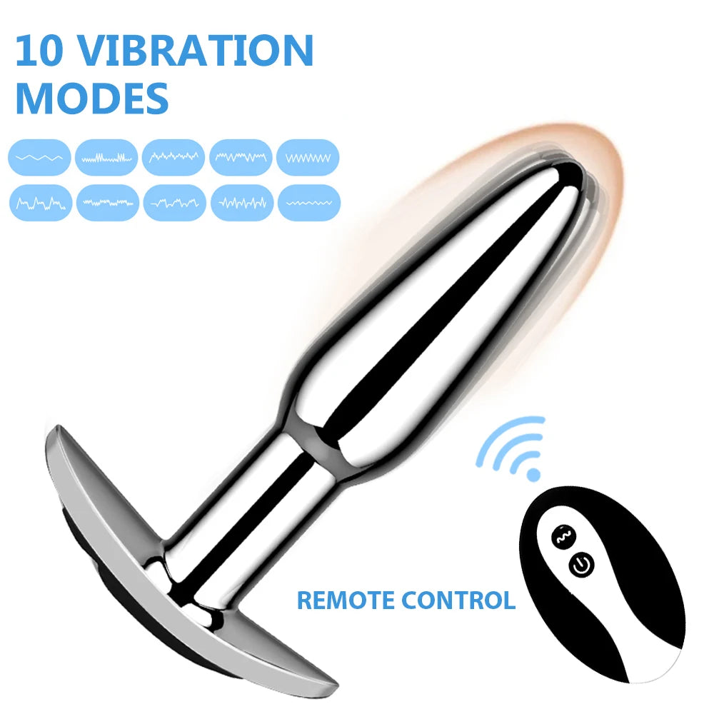Plug anal com 10 modos de vibração