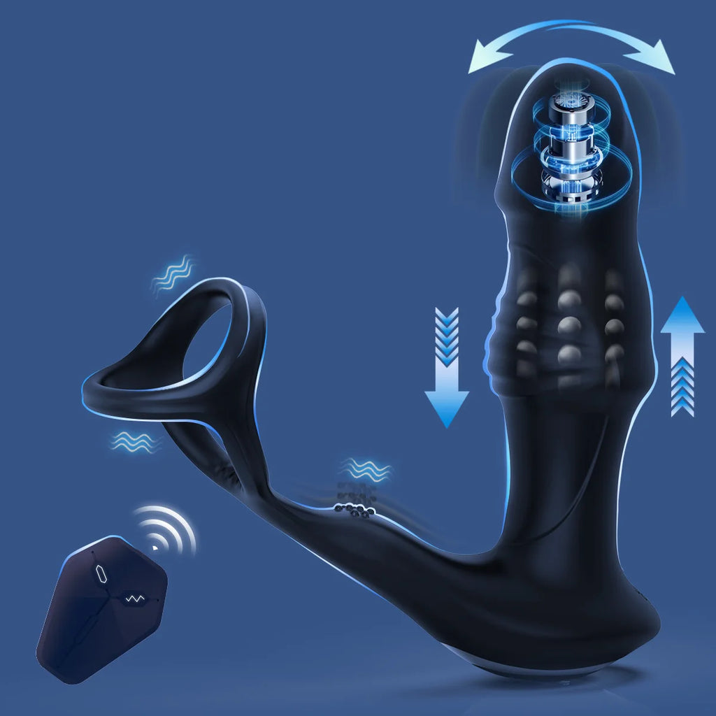 Massageador de próstata Bokisoon, vibrador anal.
