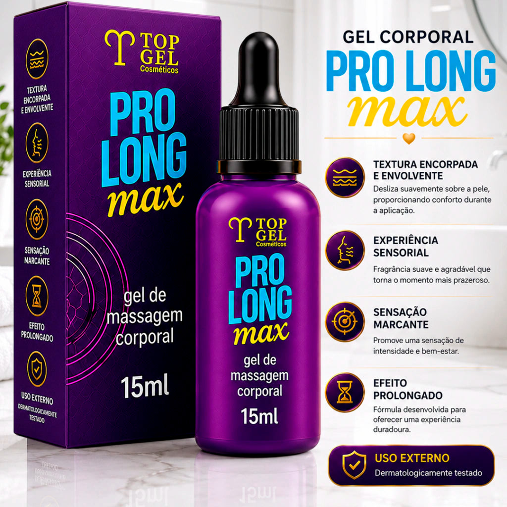 PROLONG GEL PROLONGADOR E RETARDANTE 15g